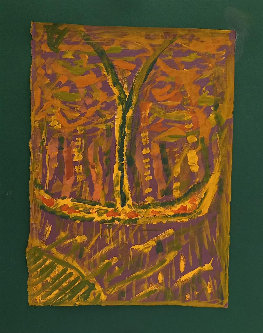 Kunst aus den Händen von Menschen im Hospiz