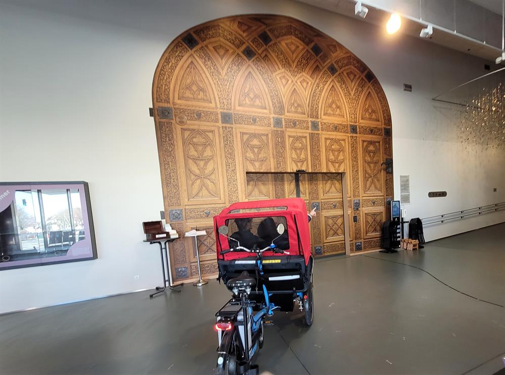 Mit der Rikscha ins Museum